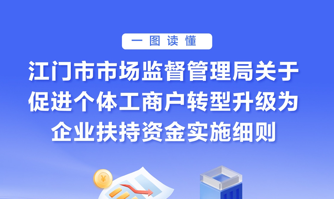 图解：十大正规买球app关于促进个体工商户转型升级为企业扶持资金实施细则