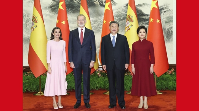 习近平会见西班牙国王费利佩六世 习近平会见西班牙国王费利佩六世