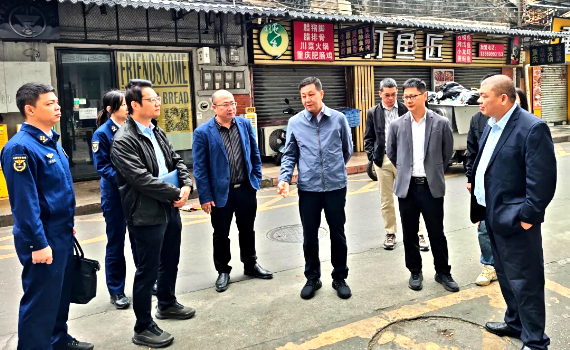 林健生副市长带队开展高层建筑消防安全隐患排查整治督导检查