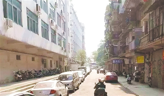 吉利街改造前后对比。 吉利街改造前后对比。